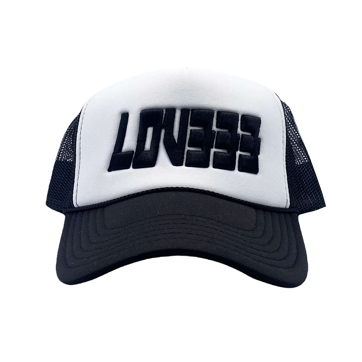 "LOV333" TRUCKER - BLACK