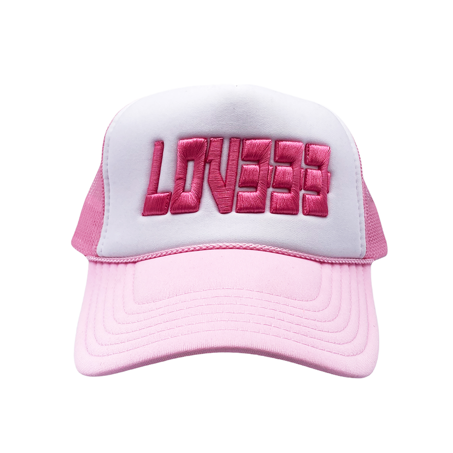 "LOV333" TRUCKER - PINK