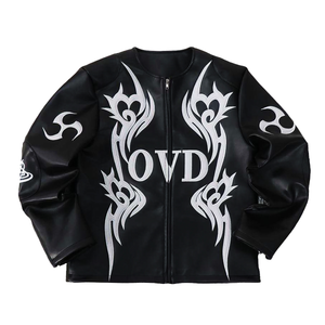 "SIGIL HEART" MOTO LEATHER JACKET