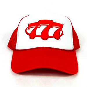 777 TRUCKER - RED hat by OVD