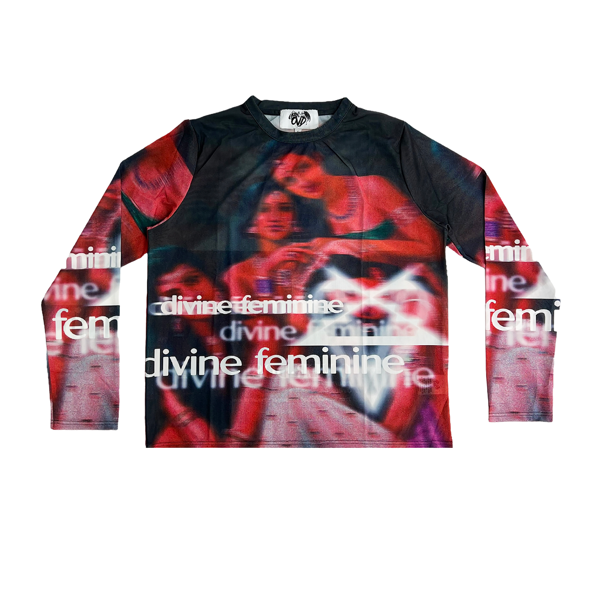 DIVINE FEMININE MESH L/S tee by OVD - view 1