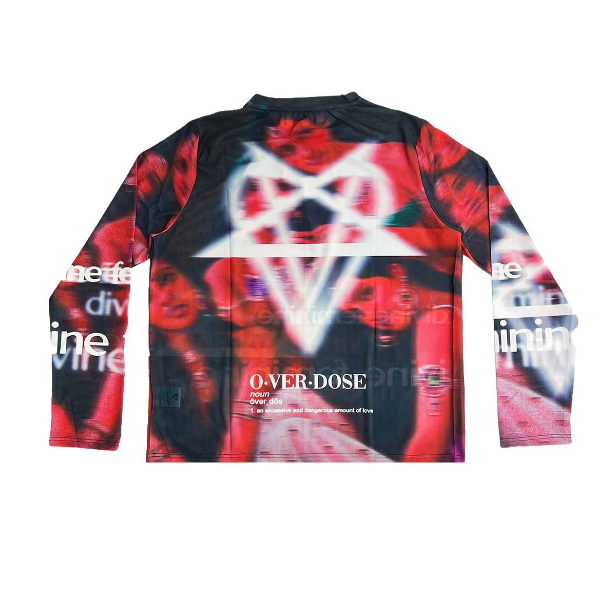 DIVINE FEMININE MESH L/S tee by OVD - view 2
