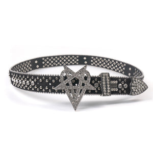OVD STUDDED BELT - SILVER belt by OVD - view 1