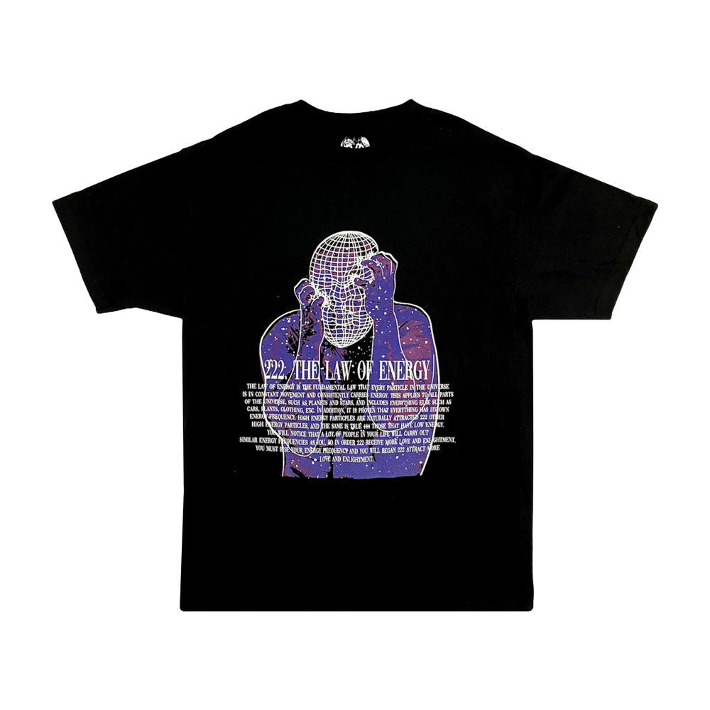 222. THE LAW OF ENERGY - BLACK TEE tee by OVD - view 1
