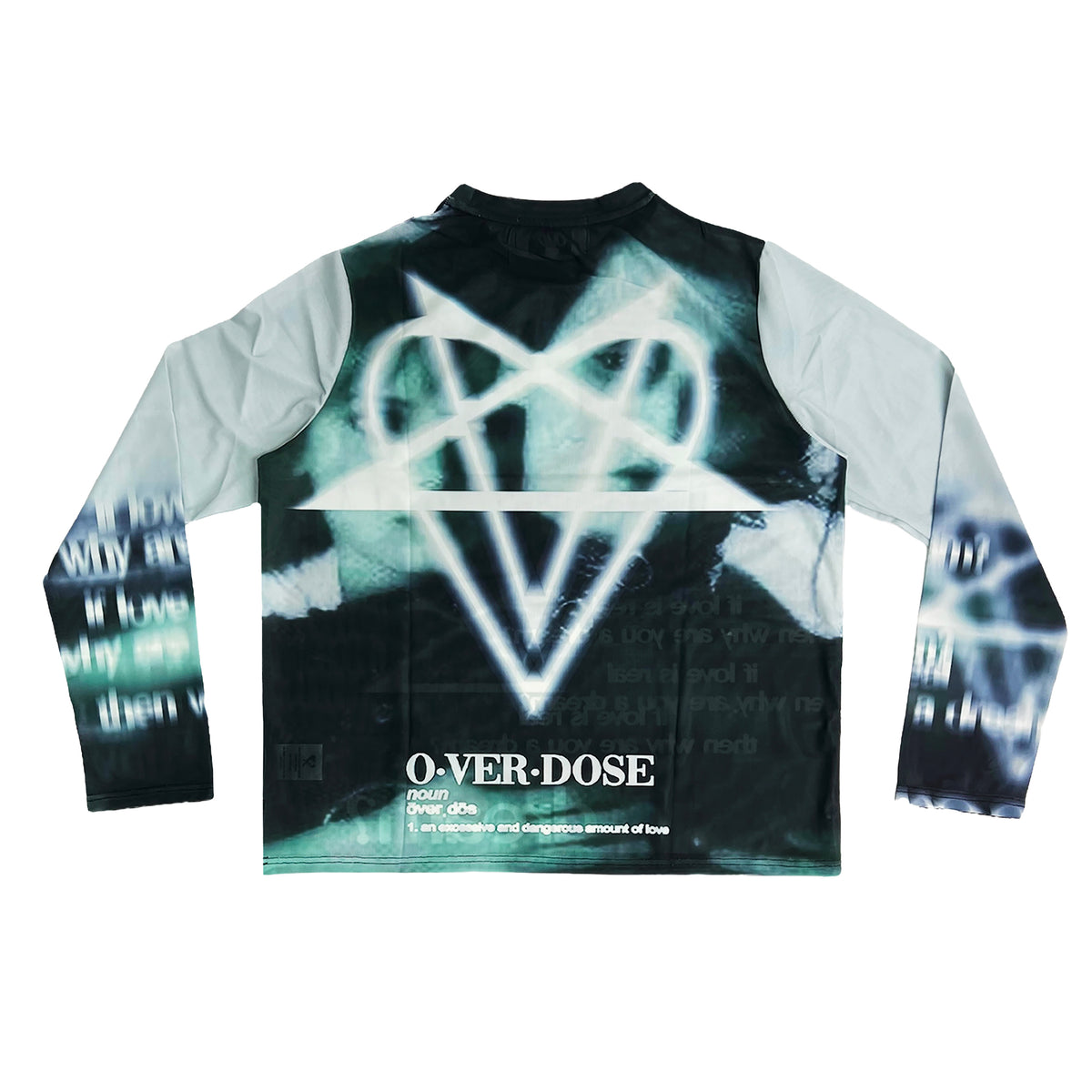 IF LOVE IS REAL, THEN WHY ARE YOU A DREAM? MESH L/S tee by OVD - view 2