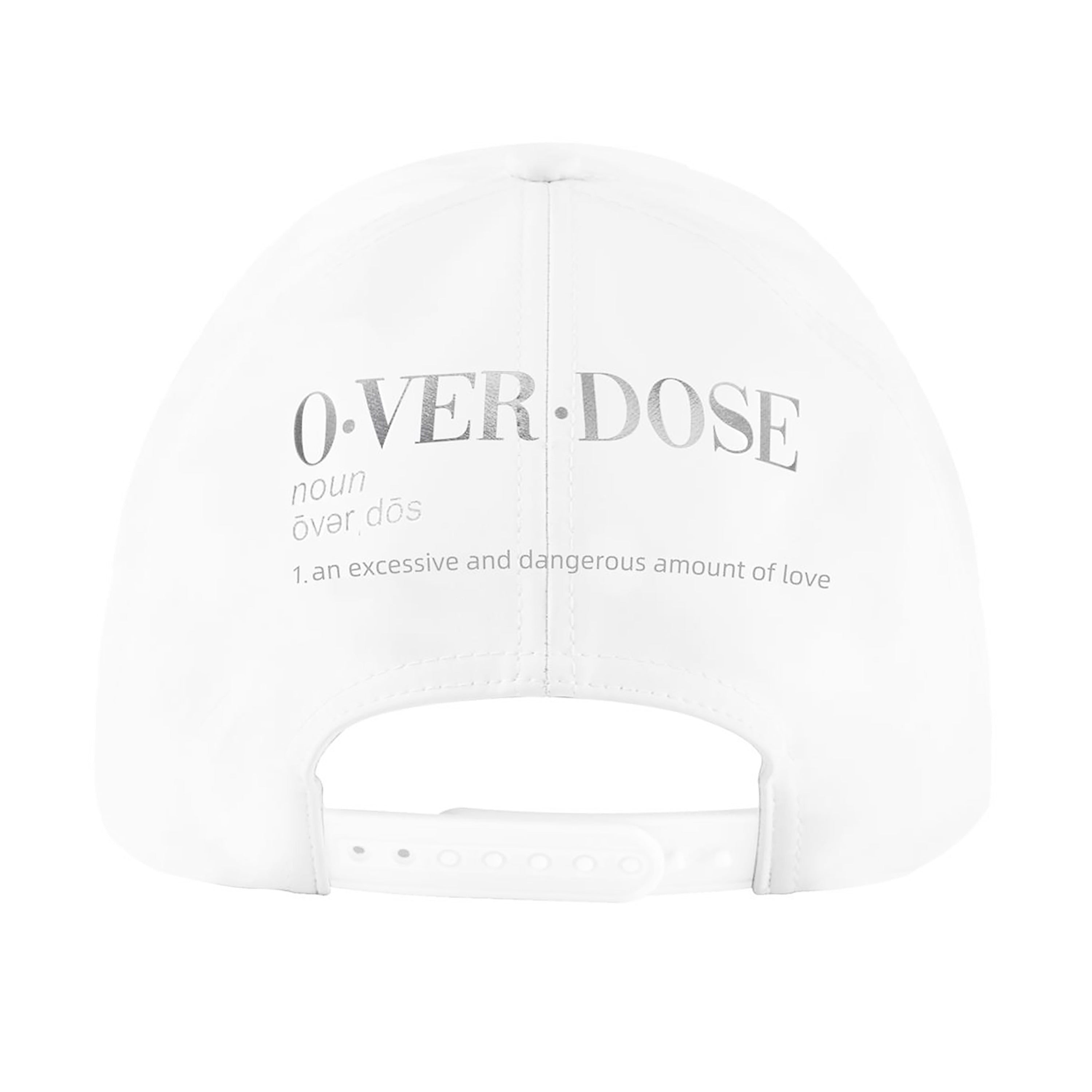 CROSS LEATHER CAP - WHITE