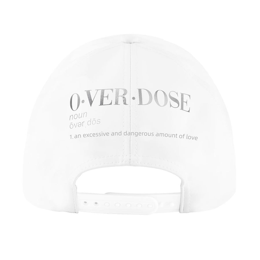 "CROSS LEATHER CAP - WHITE"