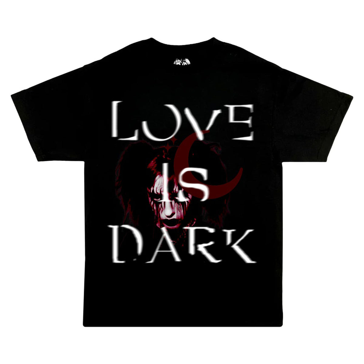 LOVE IS DARK BLACK TEE tee by OVD