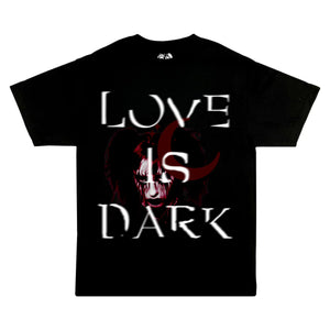 LOVE IS DARK BLACK TEE tee by OVD