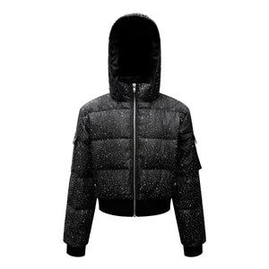 DRKCRYSTL DENIM PUFFER denim by OVD - view 1