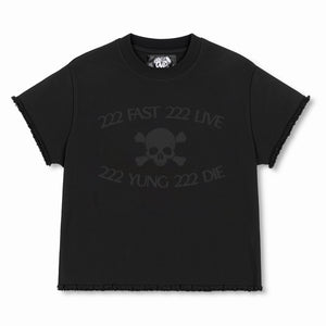 222 FAST 222 LIVE TEE - BLACK tee by OVD