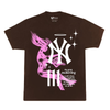 "NY 111 CACTUS BROWN TEE"