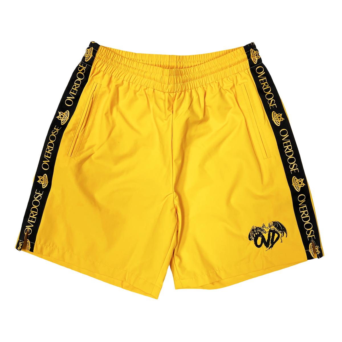 "NYLON SHORTS - YELLOW"