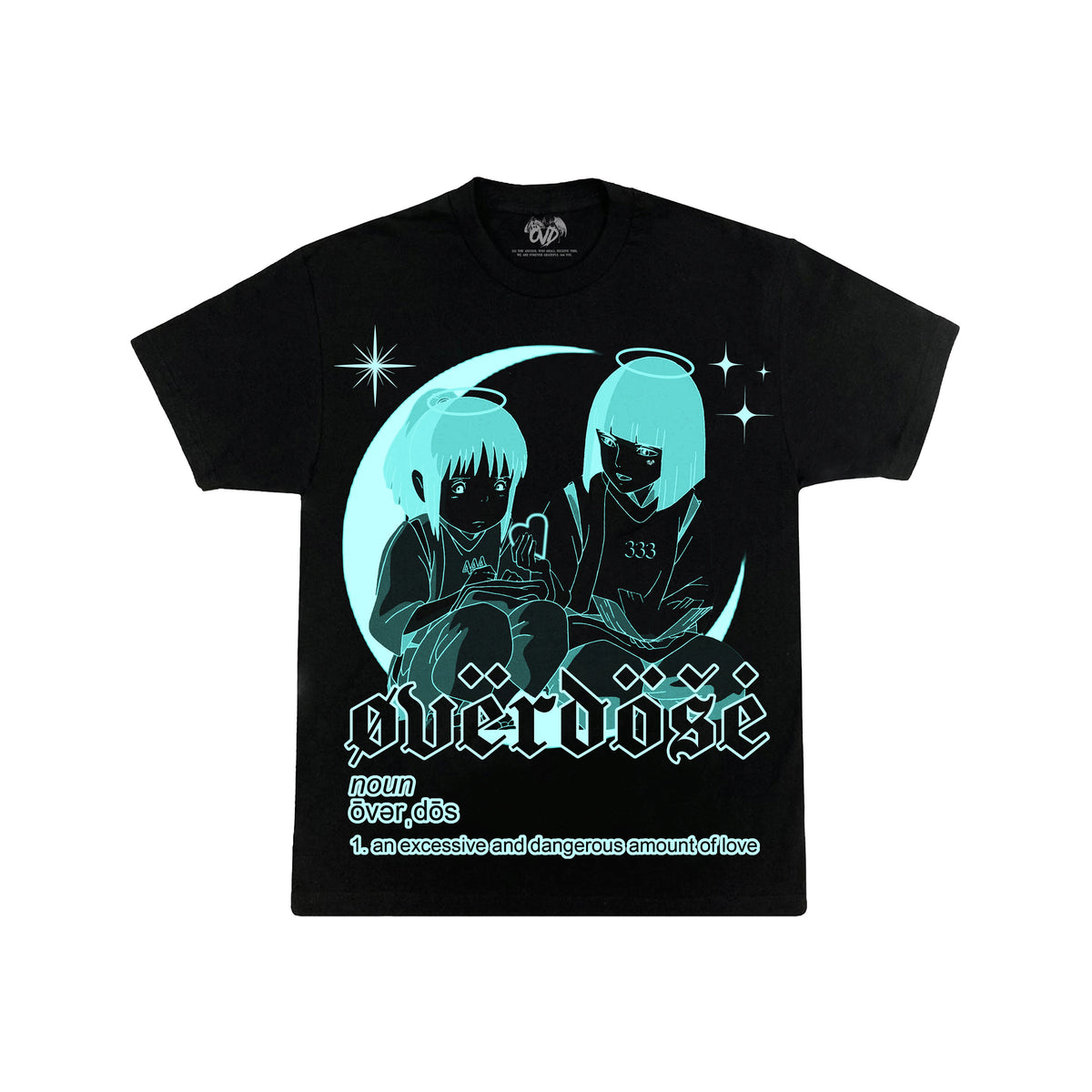 LOV333 & L111GHT BLACK TEE tee by OVD