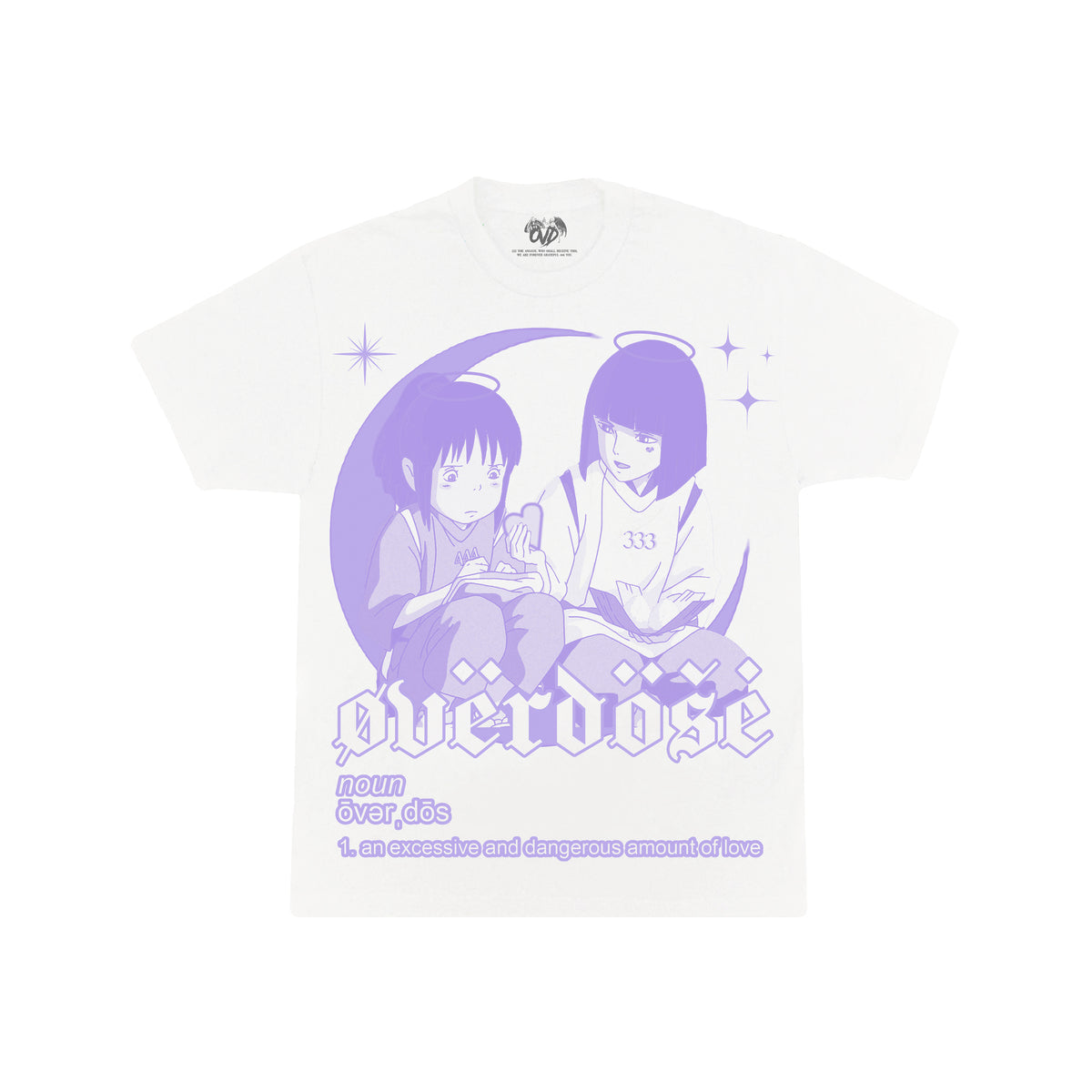LOV333 & L111GHT WHITE TEE tee by OVD