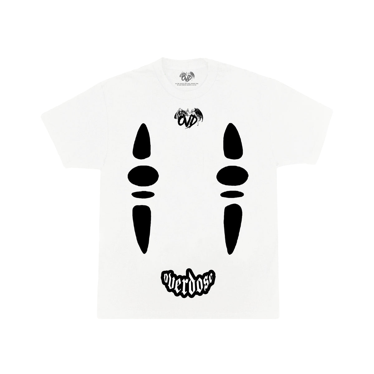 NO FACE WHITE TEE tee by OVD