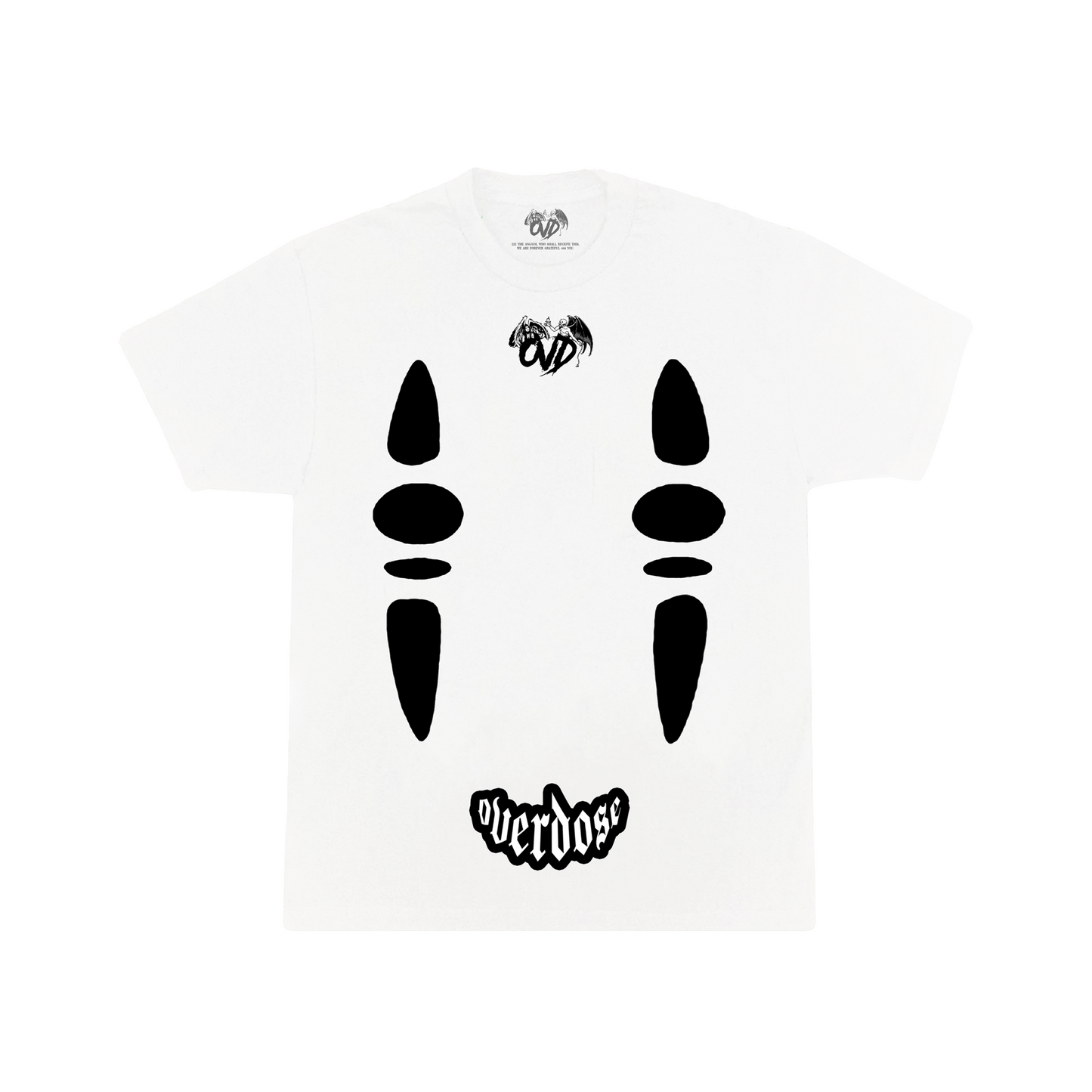 "NO FACE" WHITE TEE