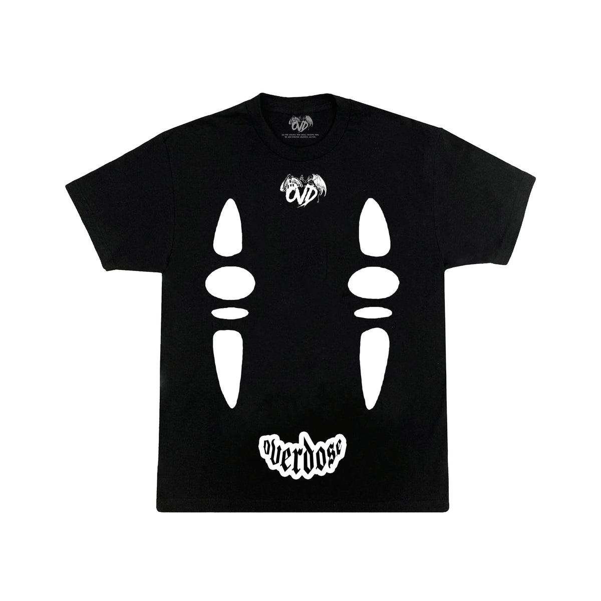 NO FACE BLACK TEE tee by OVD