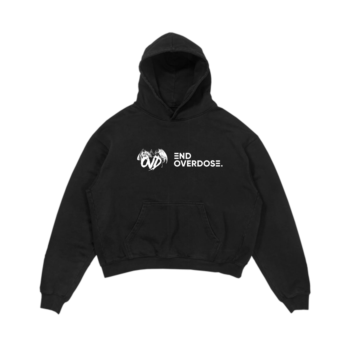 YOU DONT GET ME HIGH ANYMORE - BLACK HOODIE hoodie by OVD - view 2