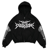"END OVERDOSE" - HVY MTL ZIP UP