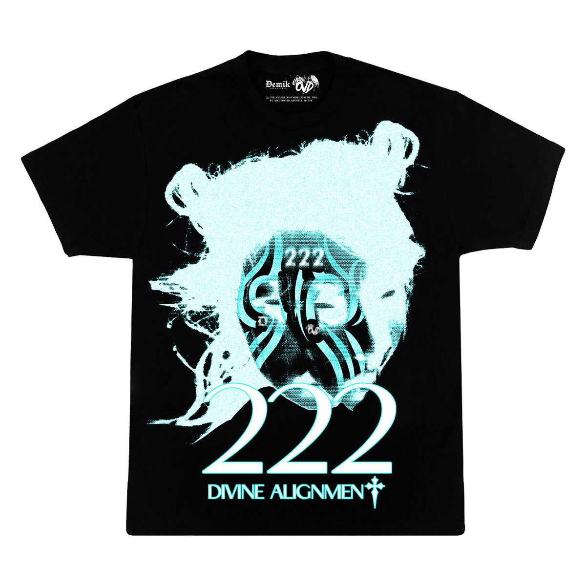 222FACED BLACK TEE tee by OVD