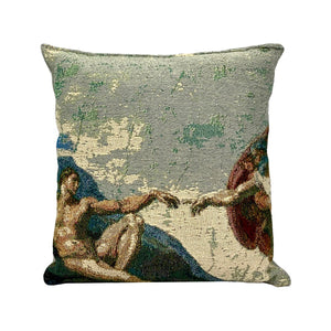 THE CREATION OF ADAM THROW PILLOW throw pillow by OVD - view 1