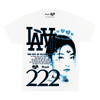 "LA 222" ANGEL WHITE TEE