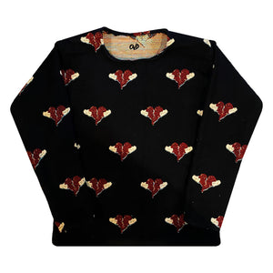 808s & HEARTBREAK MONOGRAM // BLACK hoodie by OVD - view 1