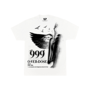 999 TEE - WHITE tee by OVD - view 1