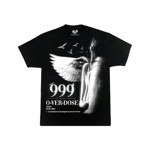 999 TEE - BLACK tee by OVD - view 1