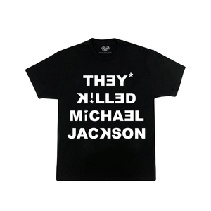 THEY KILLED MICHAEL JACKSON - BLACK tee by OVD - view 1
