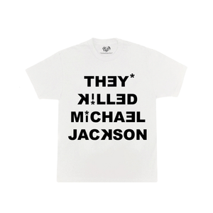 THEY KILLED MICHAEL JACKSON - WHITE tee by OVD - view 1