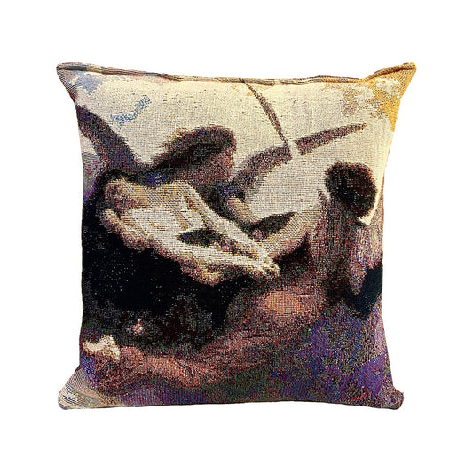 "SOUL CARRIED TO HEAVEN THROW PILLOW"