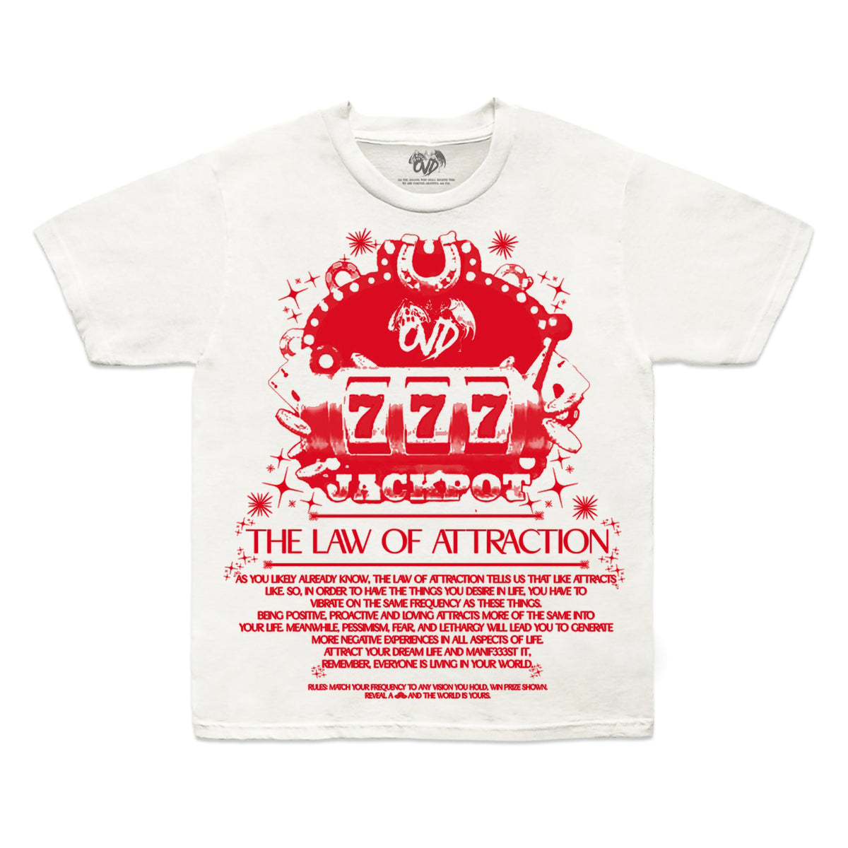 $7.77 TEE - RED tee by OVD - view 1