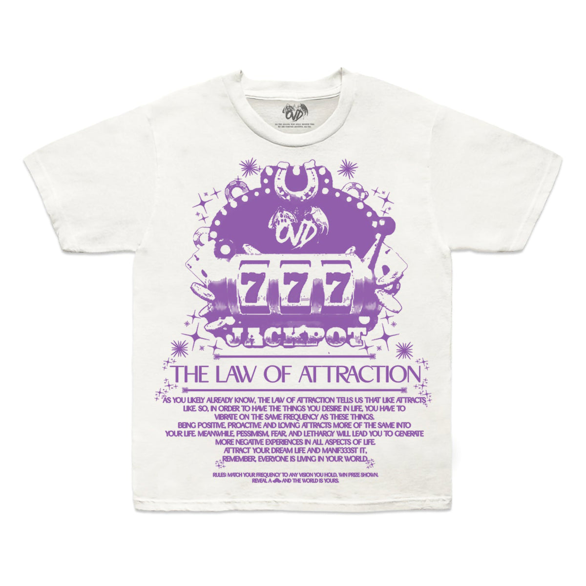 $7.77 TEE - PURPLE tee by OVD - view 1