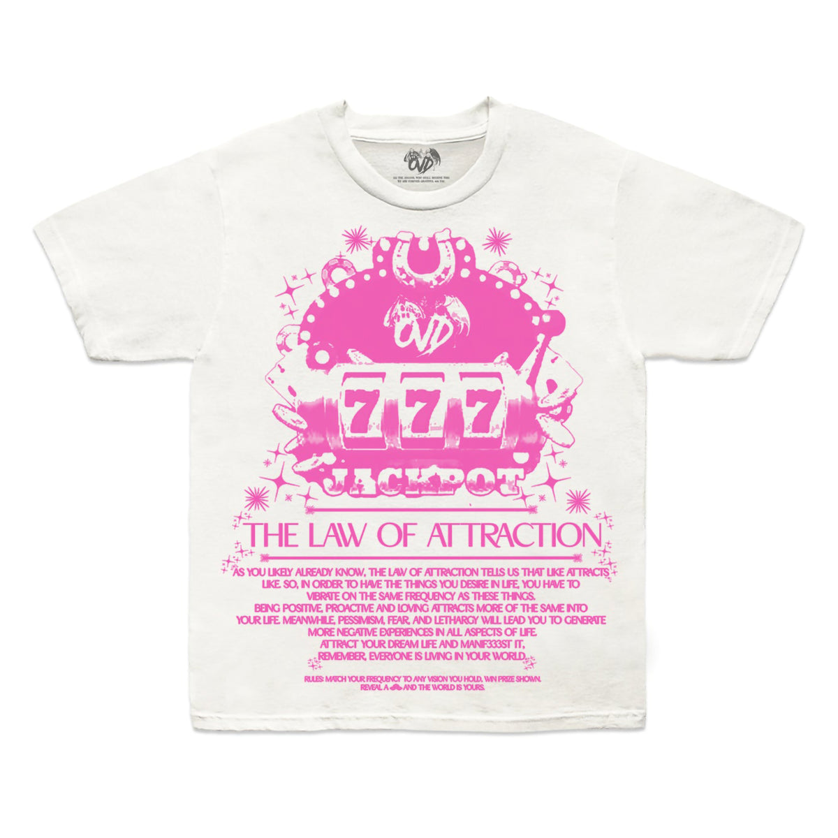 $7.77 TEE - PINK tee by OVD - view 1