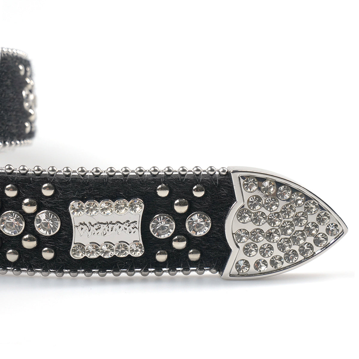 "OVD STUDDED BELT" - SILVER