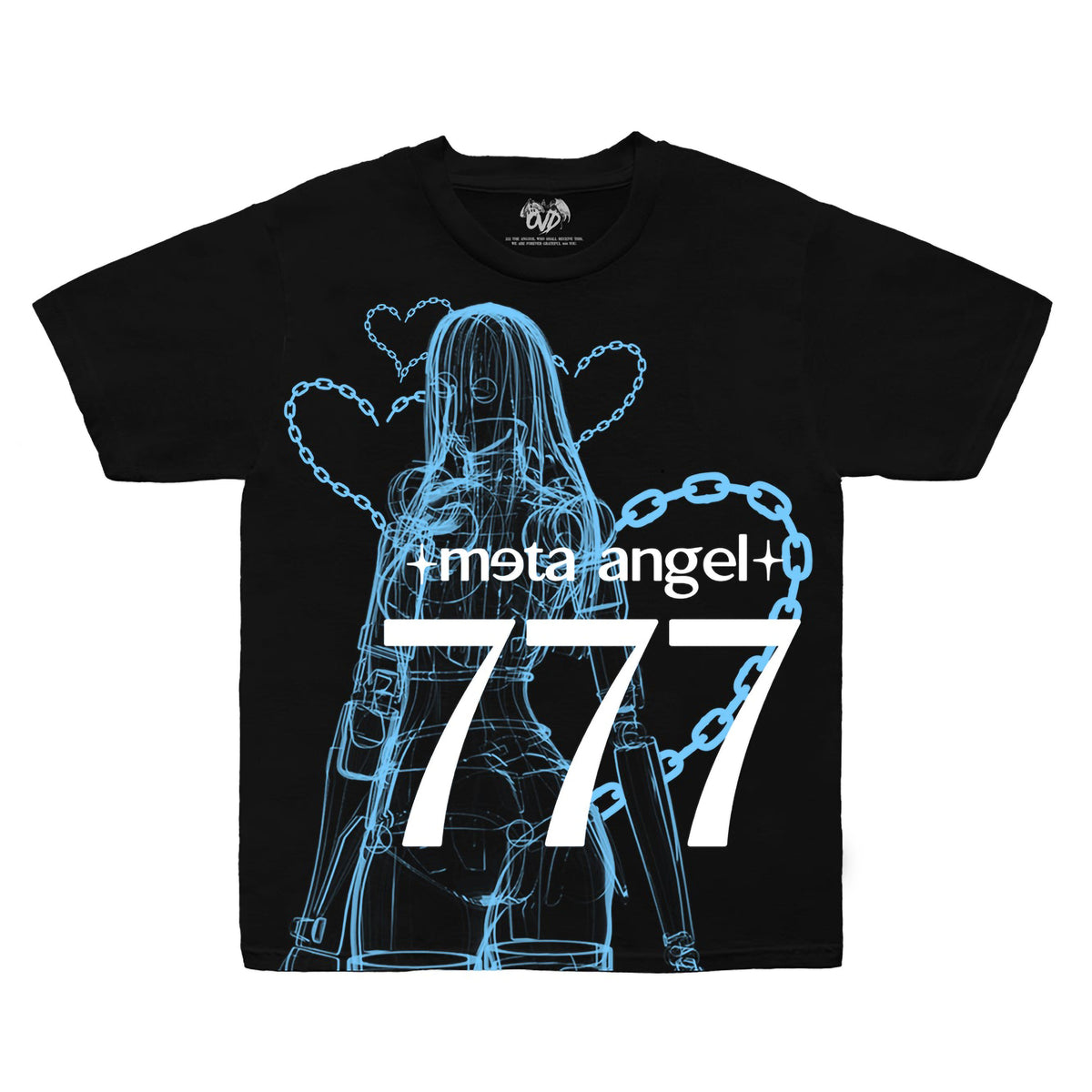 META ANGEL 777 - CYBERBLUE tee by OVD - view 1