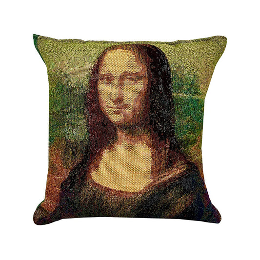 "MONA LISA THROW PILLOW"