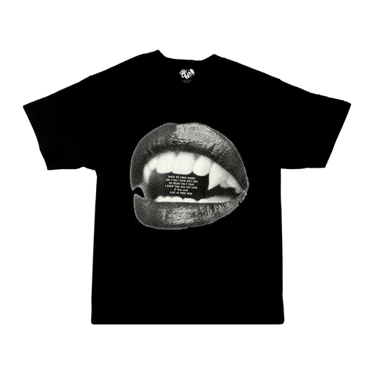 “LUST AT FIRST BITE” - BLACK TEE