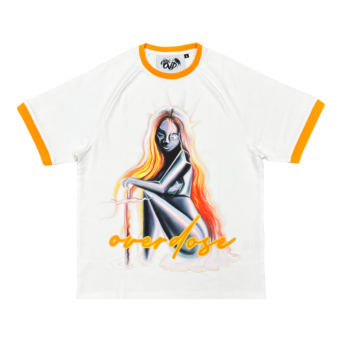RINGER TEE - ORANGE tee by OVD - view 1