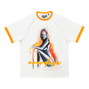 RINGER TEE - ORANGE tee by OVD - view 1