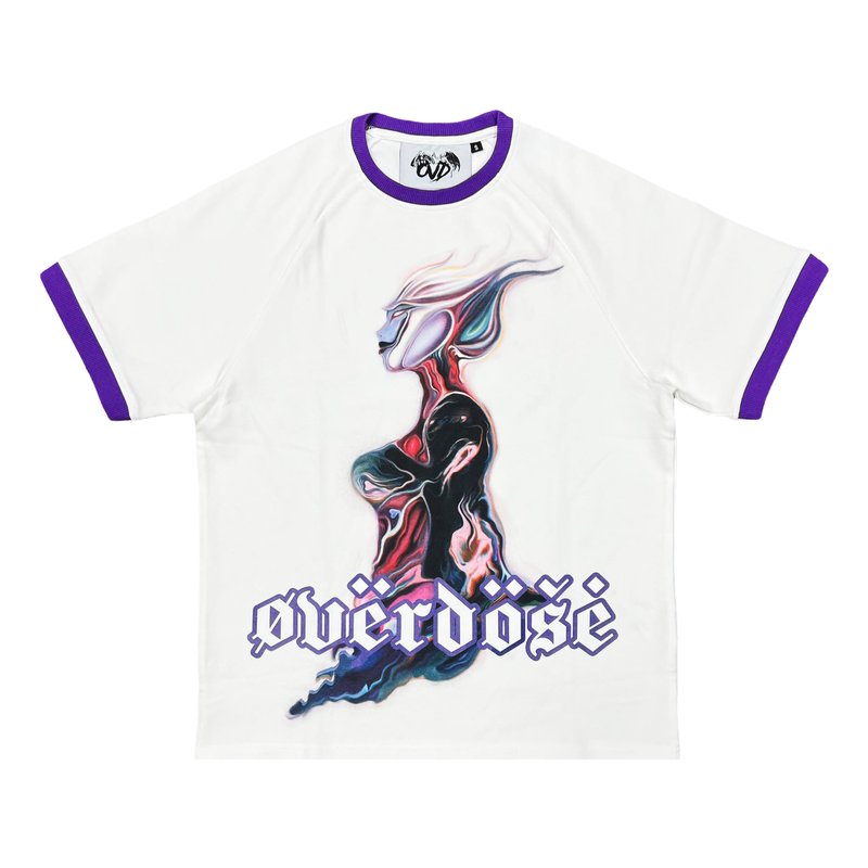 "RINGER TEE - PURPLE"