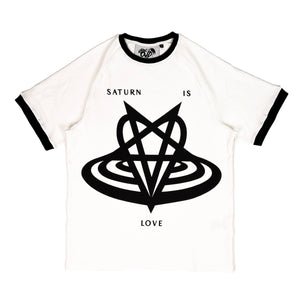 "RINGER TEE - BLACK"