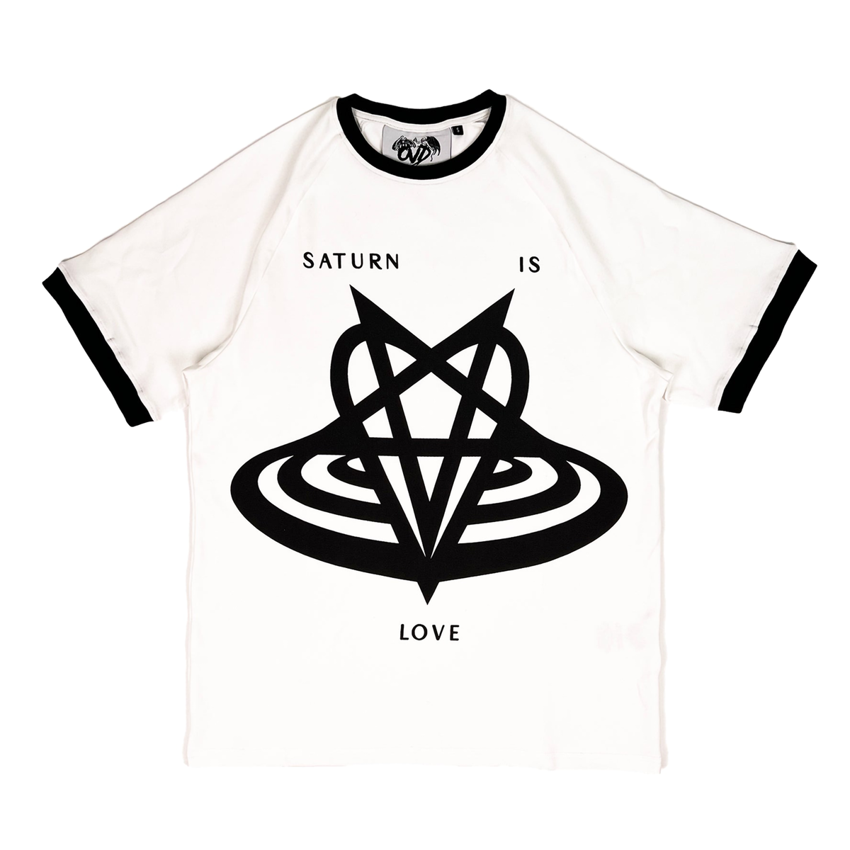 RINGER TEE - BLACK tee by OVD - view 1
