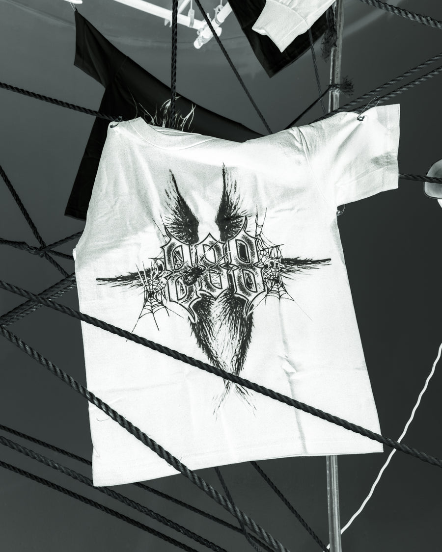 "DIVINE $8.88" TEE - WHITE