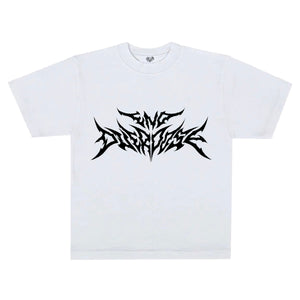 "END OVERDOSE" - WHITE TEE