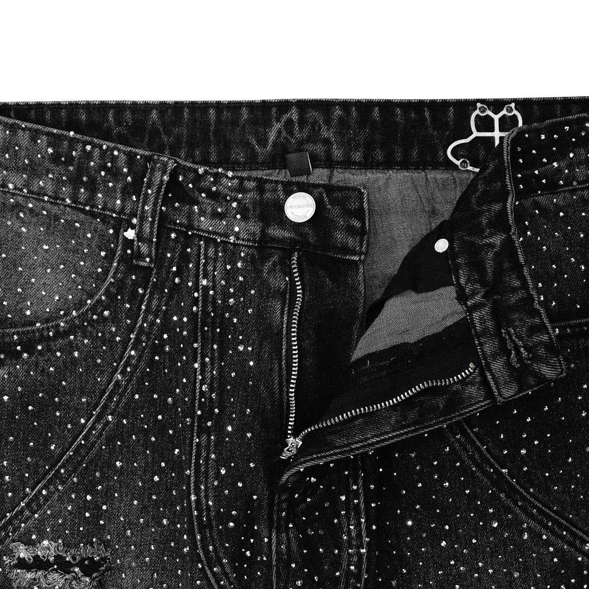 "DRKCRYSTL" TRNSFRMR DENIM