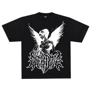 "SHADOW ANGEL" - BLACK TEE