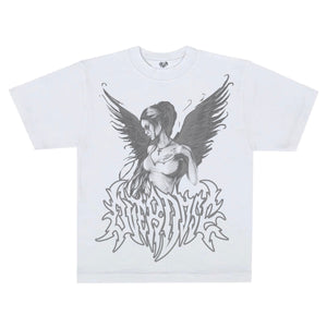 "SHADOW ANGEL" - WHITE TEE